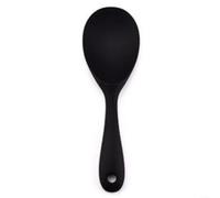 Cuillère à riz en silicone résistante à la chaleur jusqu'à 230 °C avec poignée ergonomique, ustensile de cuisine antiadhésif pour poêles revêtues, cuillère de cuisine lavable au lave-vaisselle pour
