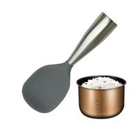 Cuillère à riz | Pagaie à riz - Outil de cuisine pour riz | Cuillère non résistante à la chaleur | Groove profonde et marque de mesure pour rôtir, servir de la soupe et du riz