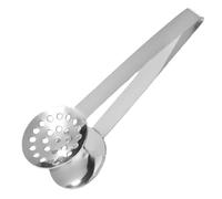 Cuillère à sachet de thé en métal - Pince presse-sachet de thé, cuillère à thé | Passoire à sachets de thé, pinces à sachets de thé en acier inoxydable, outils de glaçons de bar, thé, citron et thé