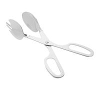 Cuillère À Salade En Acier Inoxydable Fourchette Pincette (Argent)