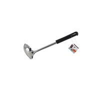Fackelmann Cuillère à sauce 24396 Acier inoxydable Noir/Argent 26 x 8,5 x 6 cm