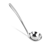 Cuillère à Sauce en Acier Inoxydable 8,5 Pouces, Mini Cuillère à Soupe pour Sauces, Soupes et Ragoûts - Cuillère de Service Solide en Acier Inoxydable 304 pour Cuisine, Restaurant et Hôtel