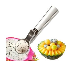 Cuillère À - Scoop À Boule Pour Pastèque En Acier Inoxydable,Cuillère Portionneuse - Pour Dessert Buffet Fête Cuisine Maison Pâte Fruit Maïs Soufflé Pastèque