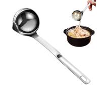 Cuillère à séparer l'huile pour la cuisine - Louche à sauce multifonctionnelle en acier inoxydable | Accessoire de cuisine alimentaire pour vider l'huile, séparer la graisse, les sauces, les soupes