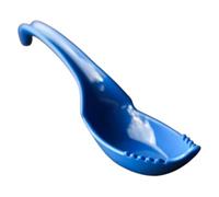 Cuillère à soupe aux nouilles | Cuillère à soupe asiatique en PVC | Cuillère de finition de ramen | Cuillères ergonomiques pour nouilles et boules | Petite cuillère à soupe créative pour Wonton