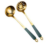 Cuillère à soupe Écumoire Ensemble de cuillères à marmite, cuillère soupe domestique, ensemble qui fuient pour la Cuisine