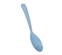 Cuillère à soupe en plastique de qualité alimentaire à long manche - Cuillère de cuisine et de service - Passe au micro-ondes et au lave-vaisselle - Bleu