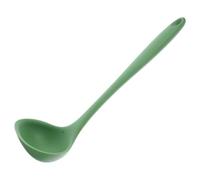 Cuillère à Soupe en Silicone Vert, Grosse Cuillère de Service | Style Élégant, Ne Raye Pas les Ustensiles, Adaptée à Divers Ustensiles de Cuisson Couleur Aléatoire