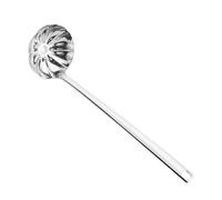 Cuillère à soupe longue taille standard - Cuillère de cuisine pour préparer des soupes - Poignée ergonomique brodée - Ustensile repas Préparation quotidienne Restaurant Food Truck