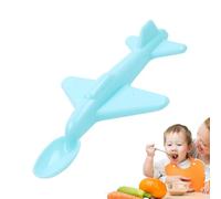 Cuillère à soupe pour enfants - Cuillère créative en forme d'avion de dessin animé pour enfants | Cuillère en forme d'avion pour enfants | Cuillère d'entraînement pour enfants au design de dessin