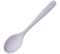 Cuillère à soupe sans silicone résistante aux hautes températures pour outil de cuisine avec prise en main confortable pour la préparation quotidienne des repas (cuillère violette)