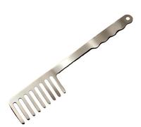 Cuillère à spaghetti et pince à pâtes, fourchette à pâtes robuste avec dents, pince à spaghetti avec manche en acier inoxydable, pince alimentaire pour spaghetti, cuillère de service