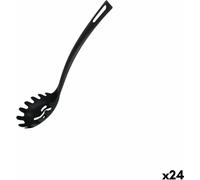 Cuillère à spaghetti Quttin Nylon 29 x 5,5 cm Noir (24 pièces)