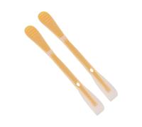 Cuillère à tête double pour farce de boulettes Wonton Outil polyvalent de préparation des aliments avec solution de nettoyage facile Cuillère de remplissage de boulettes en silicone