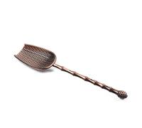 Cuillère à thé chinoise, cuillères Vintage Kung Fu Teaware Caddy accessoires distributeur spatule feuilles(Brown)