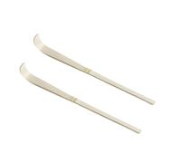 Cuillère à thé en bambou fabriquée à la main en matériaux organiques - Ustensiles portables pour décoration traditionnelle et moderne - Poignée ergonomique
