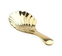 Cuillère à thé en laiton pour mesurer et manipuler le thé en vrac avec matériau robuste et design pratique (B)