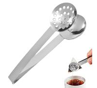 Cuillère à thé - Outil presseur en acier inoxydable - Clip cube de sucre au citron ultra épais - Support fiable sans gouttes - Convient pour les amateurs de thé, maison de cuisine et accessoires de
