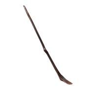 Cuillère à thé traditionnelle en bambou avec bord lisse pour une utilisation cérémonielle, café, marc de sucre, granulés de sucre, ustensiles de cuisine polyvalents en bambou
