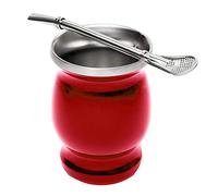 Cuillère à thé Yerba Mate Tea Cup et Bonkilla Filter Straw Set Gourd Double Walled Steenless Cup Ampoule Filter Spoon