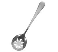 Cuillère à Trous de Service en Acier Inoxydable, Petite, Argenté | Pâtes et Plats Principaux, Bord sans Bavure, Usage la Cuisine et Table, 1 Pièce