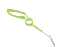 Cuillère Adaptée Anti-tremblement pour Adultes Âgés, Acier Inoxydable | Léger, Facile à Nettoyer, des Éclaboussures, Usage Maison et Établissements de Soins, Vert