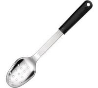 Cuillère ajourée inox et polypropylène Stop Glisse Deglon 320mm Gris G