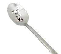 Cuillère Annonce Grossesse pour son Frère, Idee Cadeau Original et Personnalisé pour Futur Oncle, Annonce Drôle et Insolite Naissance de Bébé, Cuillère à Café/Dessert avec son Coffret pour Offrir