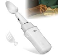 Cuillère anti-secousses, aide gyroscopique pour handicaps, myasthénie, arthrite, accident vasculaire cérébral, poliomyélite - Idéal pour manger à la maison et en voyage
