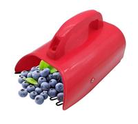 Cuillère cueilleuse de myrtilles Ramasse-fruits avec une poignée | Râteau à baies pour utilisation en champs, vergers, fermes, cours, arbres, pique-niques, jardins et en extérieur
