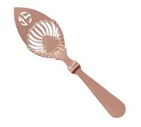 Cuillère d'absence - Spoon d'absinthe argentée, véritable réplique de belle époque | Cuillère à filtre à amers avec design creux, abdominateur de la fontaine à cocktails, coupe en verre, coupe de