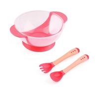 Cuillère D'alimentation À Détection De Température, Vaisselle Pour Enfant, Bol D'apprentissage, Plateau De Service, Ventouse, Ensembles De Vaisselle Pour Bébé