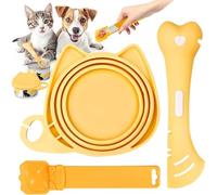 Cuillère d'alimentation pour chat et chien, spatule de nourriture pour nourriture humide, cuillère coulissante à presser pour friandises pour animaux domestiques, distributeur de friandises à lécher