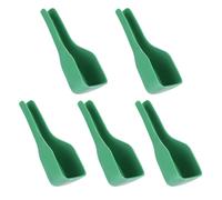 Cuillère d'alimentation pour oiseaux, pelle à nourriture en plastique, mangeoire pour cage à oiseaux, accessoires fournitures, 5 pièces