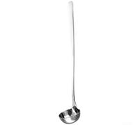 Cuillère d'assaisonnement prolongée en acier inoxydable 304 de qualité supérieure - Long manche pour cocktails, café, dessert - Outil de cuisine résistant à la rouille 29 cm (29 cm)