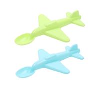 Cuillère D'avion Pour -ensemble De Couverts D'alimentation Colorés P | Design arrondi et lisse pour manger indépendamment | pour la maternelle avec repas à domicile