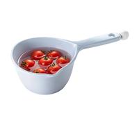 Cuillère de bain avec bec verseur en forme de U avec poignée courte | Gobelet de bain marie pour maison, cuisine, salle de bain, camping, voyage, dortoir, enfants, adultes, chiens, fleurs, eau