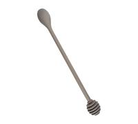 Cuillère de collecte de liquide collant en forme de cuillère 2,6 x 25 cm, 45 g, sans danger pour la chaleur, ustensile en silicone, miel, confiture, sirop, yaourt, mélasse, agitateur, cuisson, outil d
