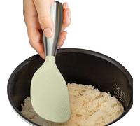 Cuillère de cuisine à riz, cuillère à riz | Silicone riz sur pied pour servir SCOOP, outils de cuisine résistants à la chaleur, ustensiles de cuisine multifonctionnels pour soupe, portion de nouilles