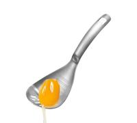 Cuillère de cuisine en métal anti-calcaire multifonction 22,9 cm | Cuillère multifonction pour cuisine, restaurant, camping, pâtes, boulettes de pommes de terre