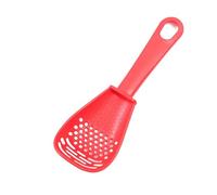 Cuillère de cuisine multifonctionnelle passoire ustensile de cuisine presse broyeur passoire égouttoir presse-purée pour la maison restaurants hôtels matériau PP 7 x 23 cm