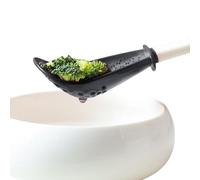 Cuillère de cuisine multifonctionnelle - PP 23x7,5x2,5 cm Outil de cuisine 6 en 1 | Passoire avec égouttage, purée, écumage, battage œufs, râpe à l'ail | Ustensile de préparation des aliments pour