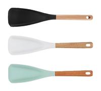 Cuillère De Cuisine, Prise Ergonomique Et Confortable, 1 Pièce, Cuillère De Cuisson Spatule, Cuillères À Salade En Silicone, Matériau Résistant À La Chaleur, Pour La Cuisine À Domicile, Le Restaurant,