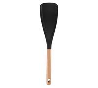 Cuillère de cuisson antiadhésive, cuillères de cuisine pour cuisiner | Cuillère de scoop en silicone - Spatule résistante à la chaleur, ustensiles de cuisine multifonctions avec poignée en bois pour