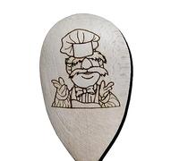 Cuillère de cuisson en bois inspirée du chef