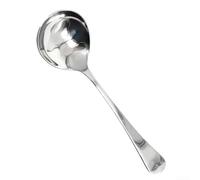 Cuillère de dégustation de café en acier inoxydable 304 avec long manche pour mesurer le marc et l'échantillonnage de thé, finition argentée, outil de cuisine pour barista à la maison, 15,5 cm