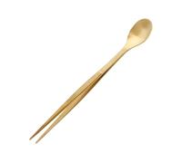 Cuillère De Dégustation, Forte Adhérence, Noir, Coloré, Or, Outil De Dégustation En Acier Inoxydable, Cuillère À Échantillon De Cuisine, Poignée Solide, Pour La Préparation Des Repas, La Préparation D