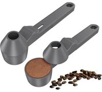Cuillère de Mesure de Café avec Entonnoir pour Café Moulu, 30ML Cuillère à Café, Cuillères à Mesurer Réutilisables, Poignée Ergonomique étendue, Scoop à Café pour Dosettes, Poudre de Protéine et Thé