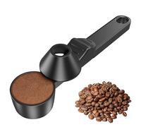 Cuillère de Mesure de Café avec Entonnoir pour Café Moulu, 30ML - Scoop à Café Noir pour Dosettes Réutilisables, Poudre de Protéine et Thé