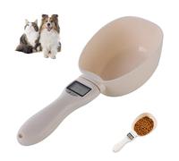Cuillère de nourriture pour chien - Cuillère doseuse numérique avec affichage LCD - Pelle à nourriture pour chiens et chats - Balance précise - Pelle de nourriture pour chien personnalisée - Cuillère